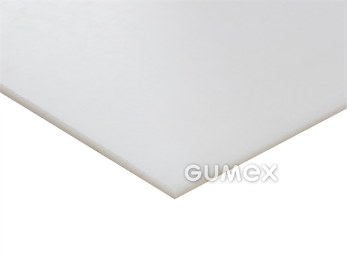 Polyamidplatte, 2mm, 2000x1000mm, PA6, extrudiert, 80°ShD, -40°C/+100°C, weiß, 